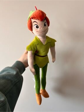 Disney Peter Pan Plush - Green & Orange